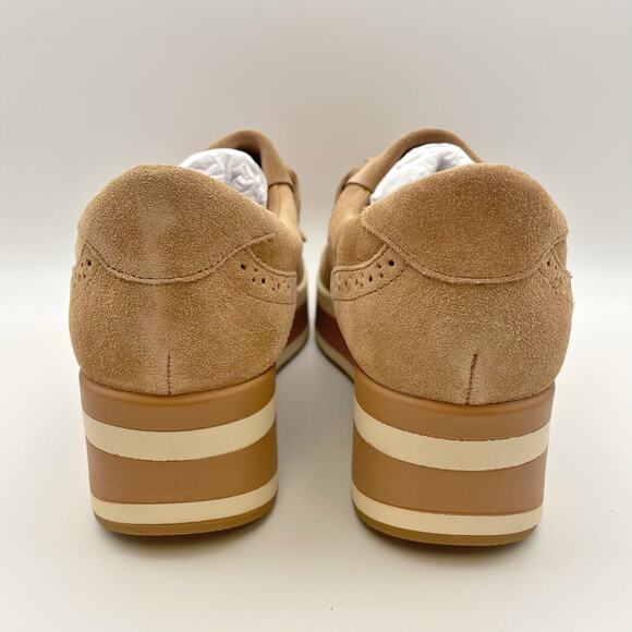 Dolce Vita Women's Jhax Suede Shoe US 9 EU 39-40 Light Brown/Cream NIB - Picture 9 of 12